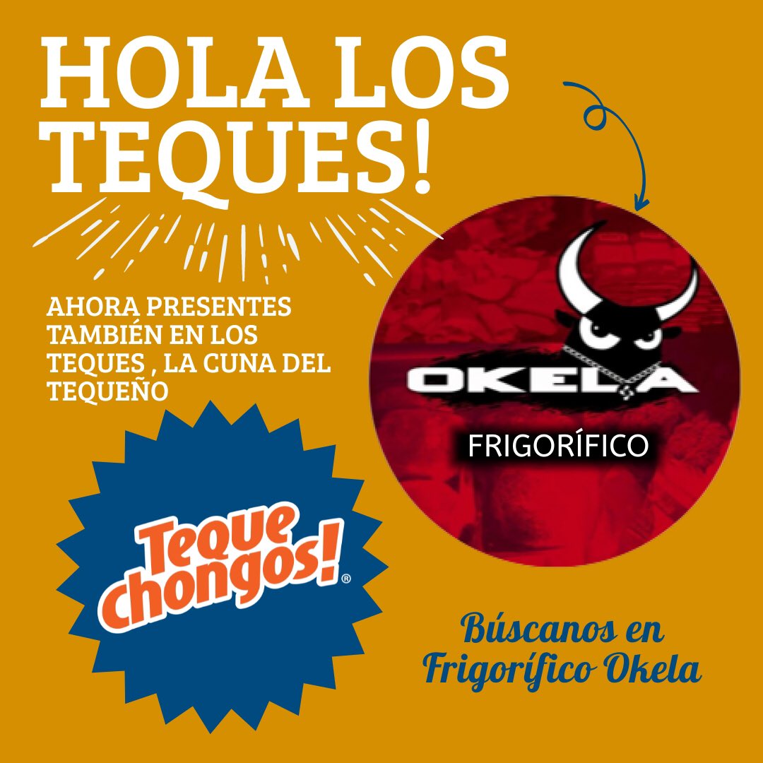 Tequechongos's tweet photo. BUENAS NOTICIAS! 🥰
Estamos contentos porque a partir de ahora estamos también en Los Teques!, la capital donde nació el tequeño, patrimonio cultural de Venezuela 🇻🇪 

Y seguimos creciendo! 🔥💯

Celebremos juntos!

#losteques  #tequeños #patrimoniocultural #BuenasNoticias https://t.co/Gu85Ud27j8