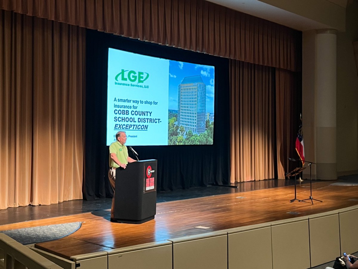 LGEccu's tweet photo. Thank you @CobbSchools for inviting LGE Insurance to speak about their great products this morning at #ExceptiCON.
Are you shopping for insurance? There’s a smarter way. Visit https://t.co/UISb07rZsz to learn more. https://t.co/ITekG3dsgo