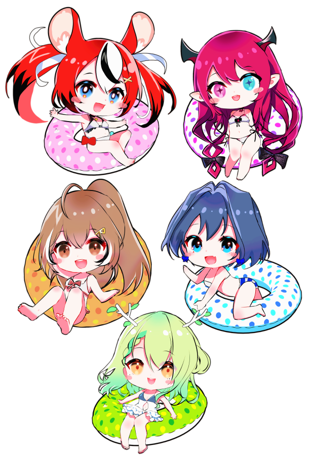 now_os_'s tweet image. 🌞🌊👙🏖 Chibi Swimsuit EN ! #callillust #KFPicasso #inART #gawrt #ameliaRT #IRySart #FineFaunart #kronillust #drawMEI #BaelzBrush #galaxillust
