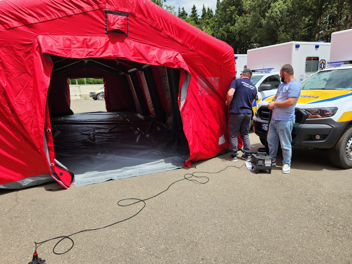 ASB_GE's tweet photo. Under the DG – ECHO funded project – Stronger Together – Cooperative Action to Respond to Cross-Border Emergencies, a 120-hour training was conducted for the members of Georgian EMTs, discussing the mechanisms of humanitarian aid, civil defense, and EMT's operational issues. https://t.co/mBykswHPOX