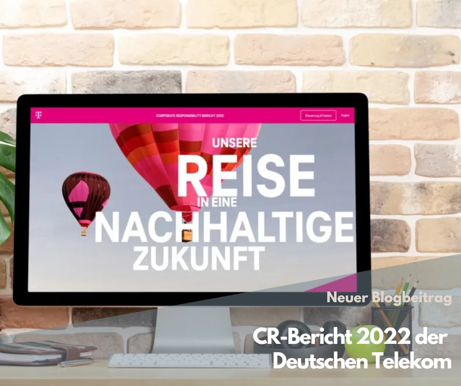 Vor wenigen Wochen hat die <a href="/deutschetelekom/">Deutsche Telekom</a> ihren Corporate Responsibility Bericht 2022 veröffentlicht &amp; wir durften ihn wieder umsetzen! 🥳

Alles Infos dazu haben wir euch in unserem Blog zusammengefasst:

🔗 kurzelinks.de/3ost

#crbericht #corporateresponsiblity #drupal