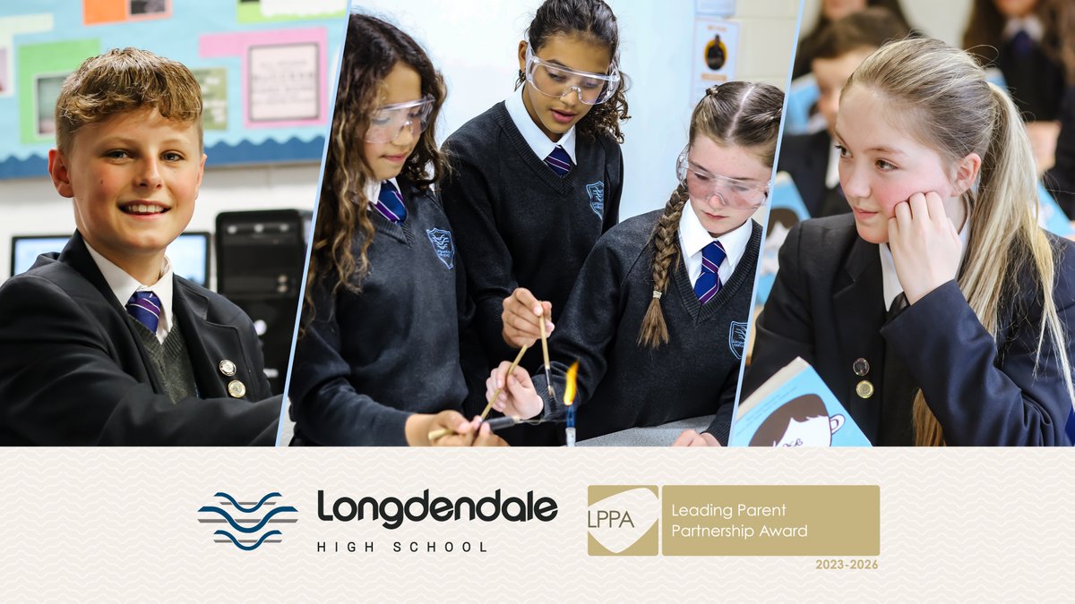 We are delighted to announce that we have been re-awarded the Leading Parent Partnership Award. This celebrates the hard work and commitment from everyone at Longdendale in ensuring our partnership with parents and carers remains a strength of our school. <a href="/EmmaSymonds100/">Emma Symonds</a>