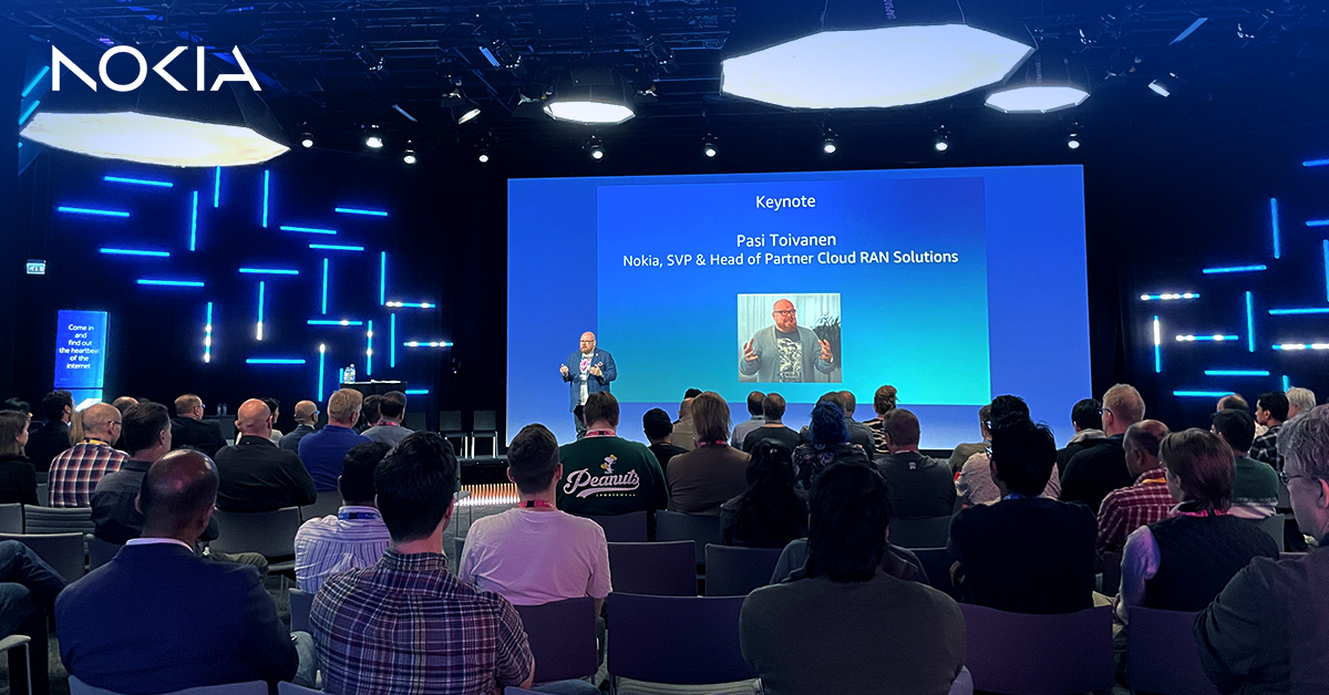 nokiaCloud's tweet photo. Our strategic partnership with @awscloud is one of the key elements of our Nokia #anyRAN approach. With AWS, we hosted the Developer Day at Nokia Espoo campus, with many insightful sessions. Read more about Nokia anyRAN: https://t.co/JulQ65av0W #CloudRAN #CollaborativeAdvantage https://t.co/MDEToPtqGC