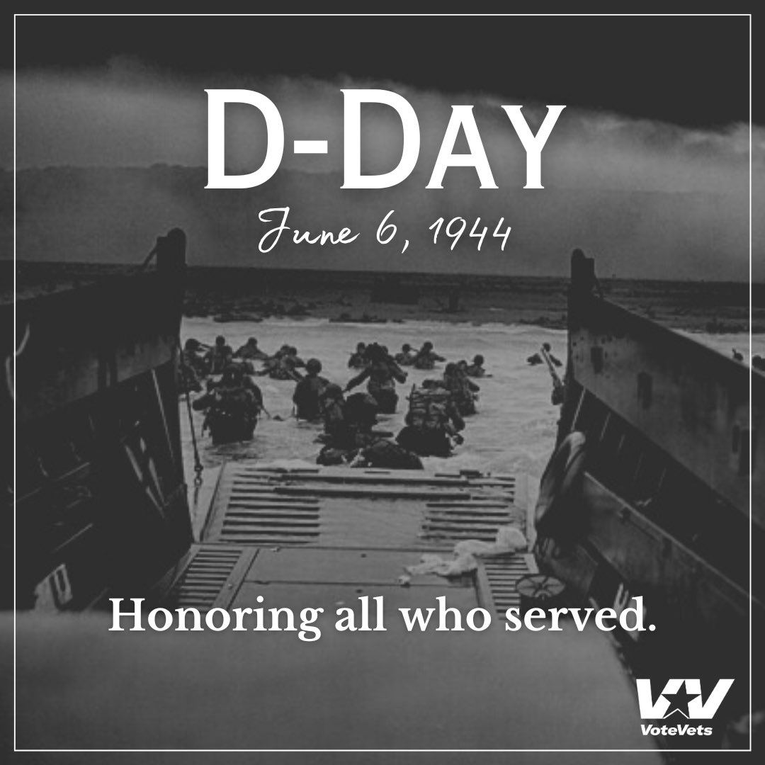 We pause today to remember the unwavering bravery of those who served on D-Day.

The selflessness and sacrifice on those shores will never be forgotten.

“I have full confidence in your courage, devotion to duty, and skill in battle. We will accept nothing less than full…