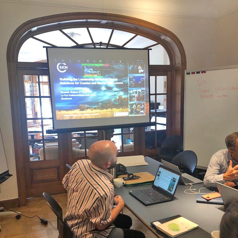 Yesterday, at a workshop on #NatureBasedSolutions #NbS organised by the @IUCN_Med in Brussels, BlueSeeds presented the preliminary results of the opportunity assessment we're undertaking for the @IUCN on blue carbon ecosystems conservation and restoration in the Mediterranean.