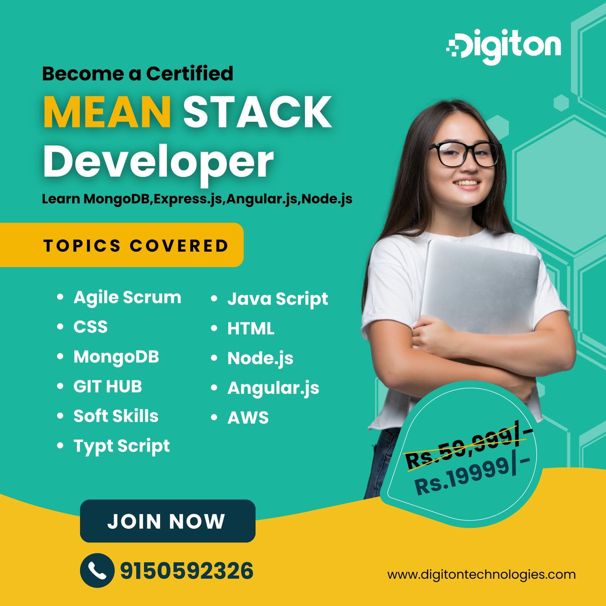 digiton_tech's tweet image. 🌟Master the MEAN Stack: Build Dynamic Web Applications! #MEANStackCourse #FullStackDevelopment #MongoDB #ExpressJS #Angular #NodeJS #digiton #digitiontechnologies #koyambedu #freshers #jobs #fullstacktraininginchennai #meanstacktraininginchennai
#traininginchennai