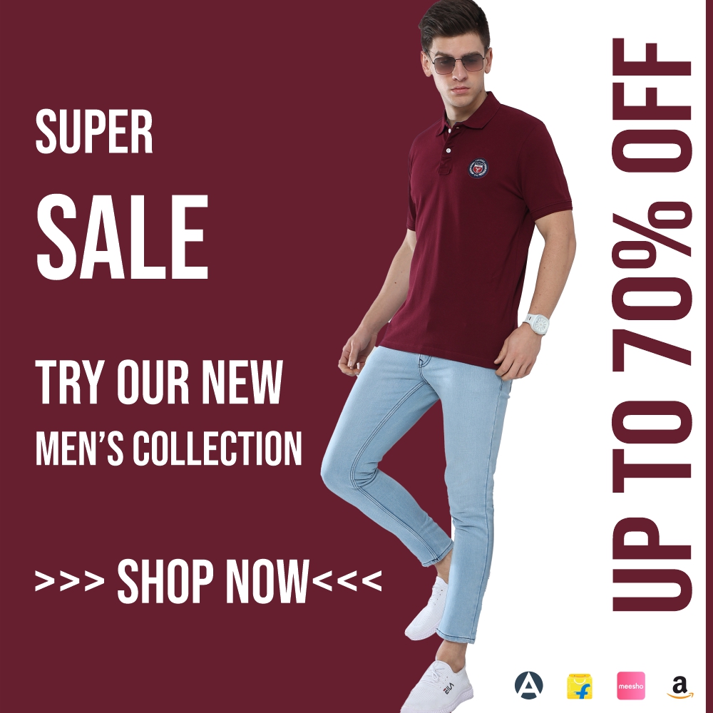 Polo collars are a timeless classic! 
This premium t-shirt is perfect for any occasion and will never go out of style!
#MyntraEndOfReasonSale #WTCFinal2023 #INDvsAUS