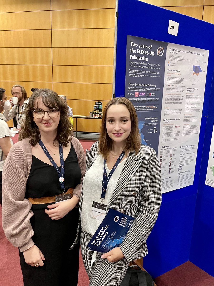 SusannaASansone's tweet image. #ELIXIR23 also discover our @ElixirNodeUk #DASHfellowship with fellows &amp;amp; mentors (incl @UniofOxford @Phil_at_OeRC for #FAIRcookbook &amp;amp; @allysonlister for #FAIRsharing) to embed #ResearchDataManagement know-how into UK universities &amp;amp; institutes ➡️ elixiruknode.org/activities/eli…