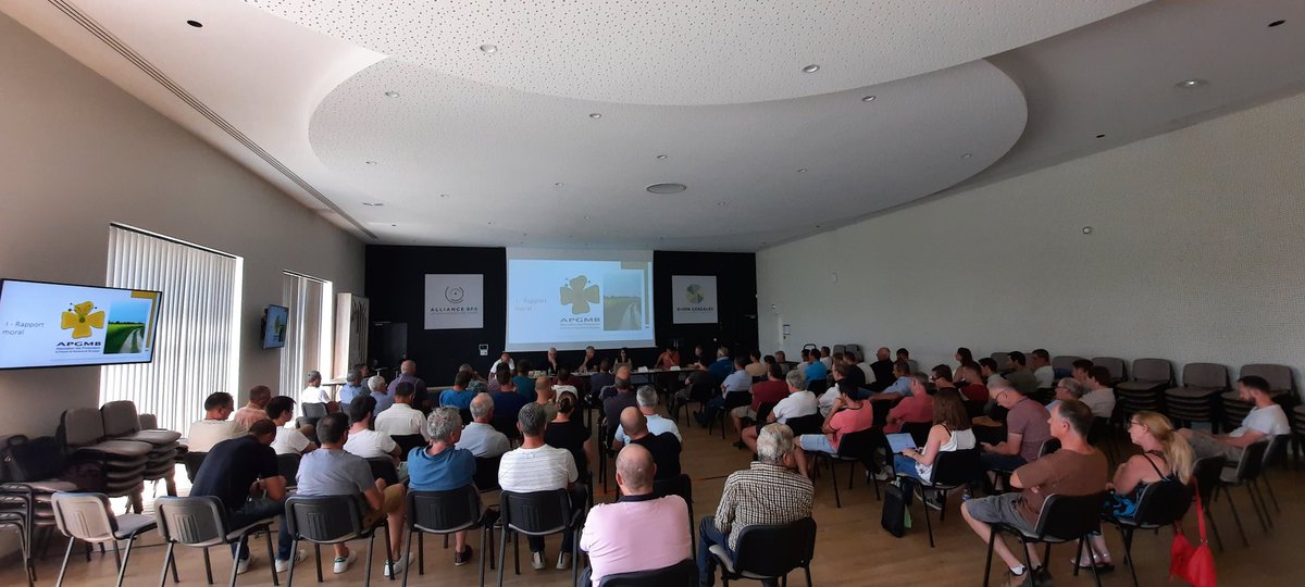 Eric Ducornet (@eric110b) on Twitter photo Début de l'assemblée générale de l'APGMB, forte participation pour la #moutarde de #Bourgogne .
<a href="/110Bourgogne/">110 Bourgogne</a> participe et accompagne cette #filière de qualité. Début de l'assemblée générale de l'APGMB, forte participation pour la #moutarde de #Bourgogne .
<a href="/110Bourgogne/">110 Bourgogne</a> participe et accompagne cette #filière de qualité.