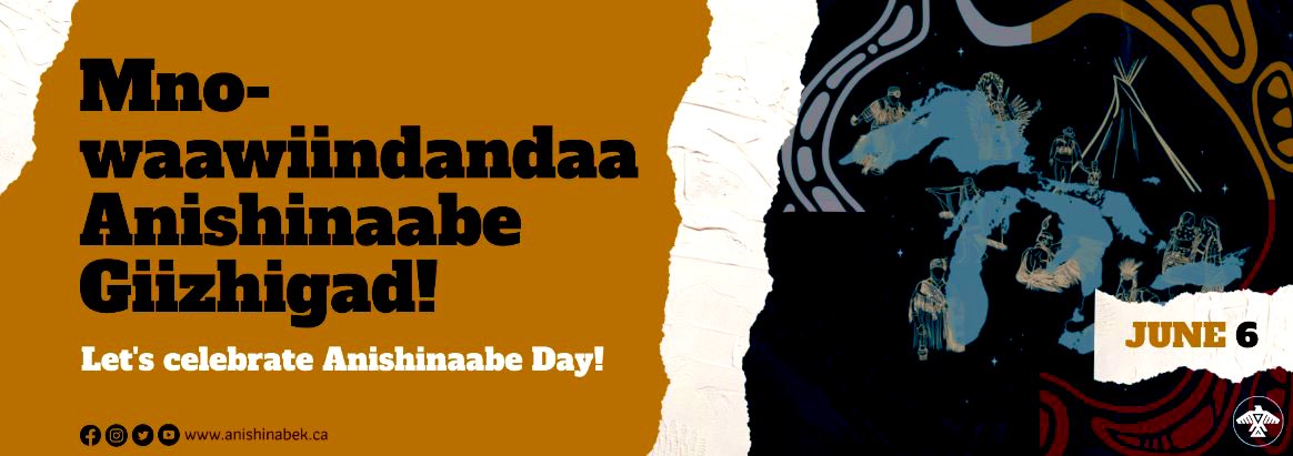 Proud to be #Anishinaabe!

Today is Anishinaabe Giizhigad (Anishinaabe Day)! 

The Anishinabek Nation proclaimed this holiday in honour of the historic proclamation of the Anishinaabe Chi-Naaknigewin.  

Mno-waawiindandaa Anishinaabe Giizhigad!

 #OneAnishinaabeFamily