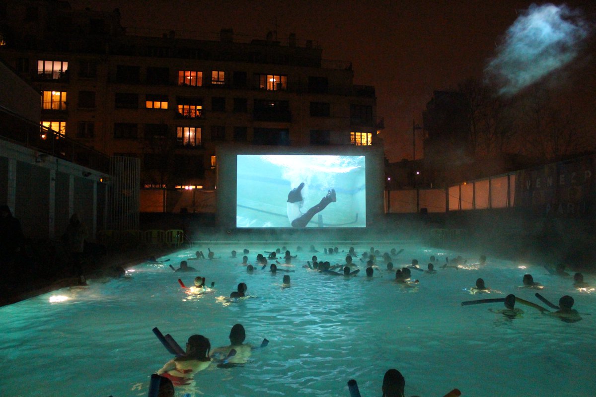 ...has to be DEEP END DANCE shot in and enjoyed from a swimming pool!   

Catch it again at @IFI_Dub as part of their #free 'Shall We Dance' lunchtime archive screenings: ifi.ie/film/archive-a… @wildfirefilm @rte @artscouncil_ie @ConorHorgan @_DavidBolger @MichaelFleming_