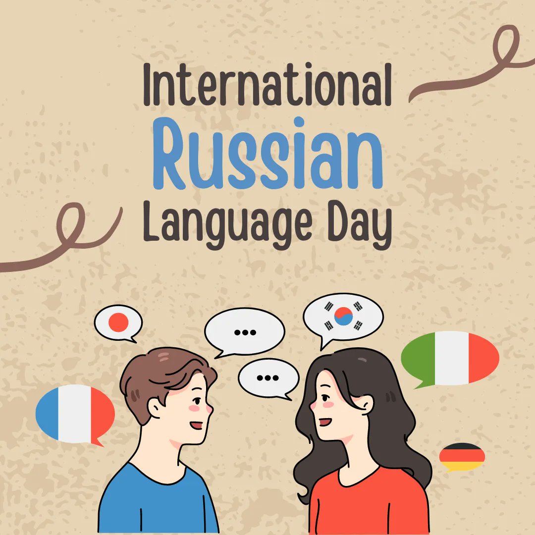Celebrating World Russian Language Day! As we honor the beauty and richness of the Russian language, let's embrace its cultural significance and the bridge it creates between diverse communities. Let's learn, appreciate, and connect through the power of words. #RussianLanguageDay