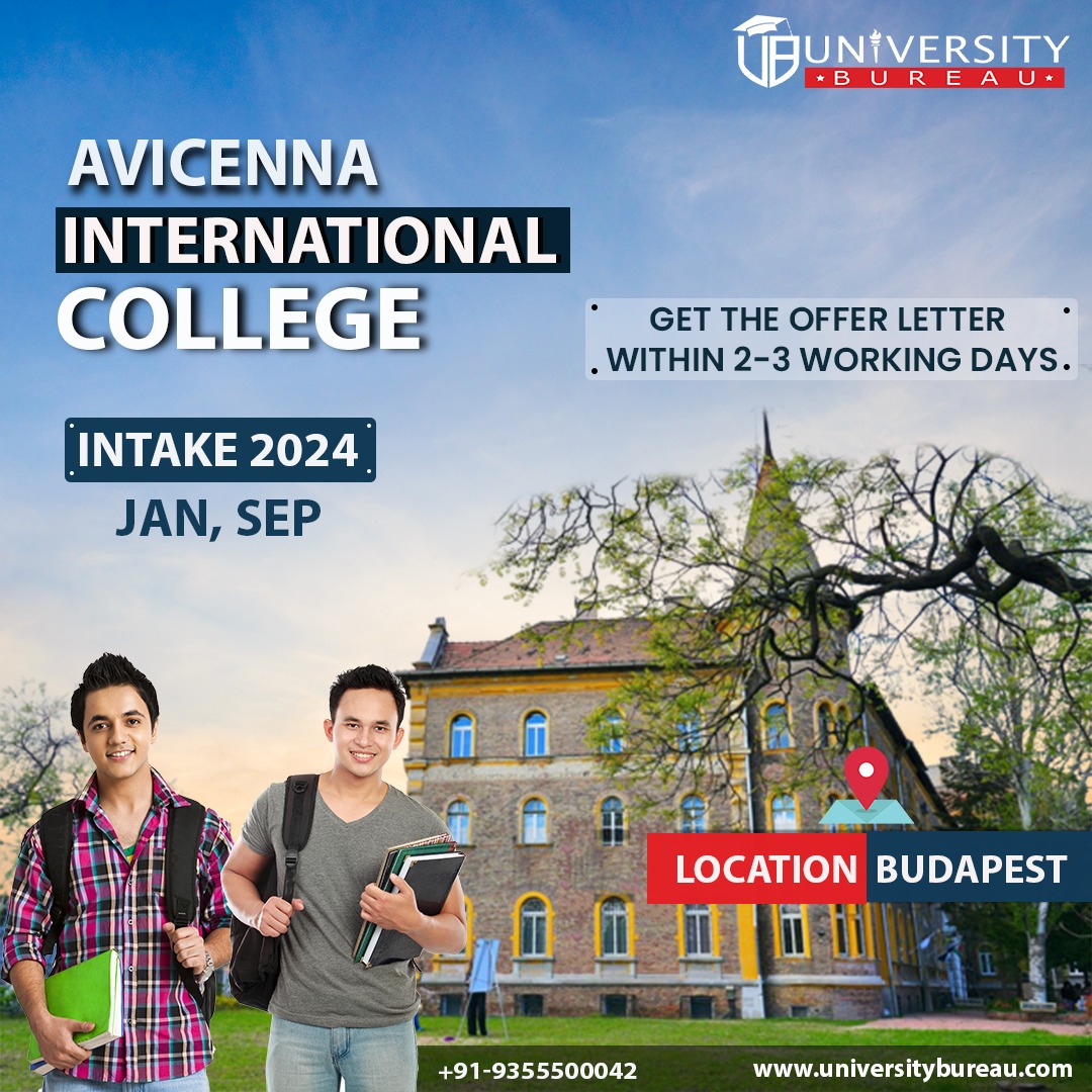 universitybure1's tweet image. Budapest-based Avicenna International College is a renowned university that provides international students with a vast array of programmes and courses.  #canadaimmigrationlawyer #canadaimmigrationservices #canadaimmigrationprograms #canadaimmigrationconsultant #WTCFinal2023