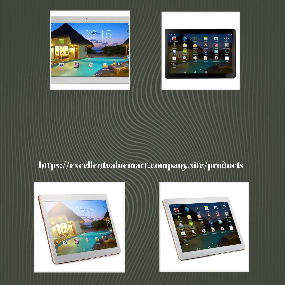 Sleek sellouts! 🤓. Order 10.1 inch Android Tablet (Android 5.1 1280 x 800 Quad Core 2GB+32GB) / 64 / Mini USB / SIM Card Slot / TF Card slot / 3.5mm Earphone Jack at $76.48 from excellentvaluemart.company.site/products/10-1-……