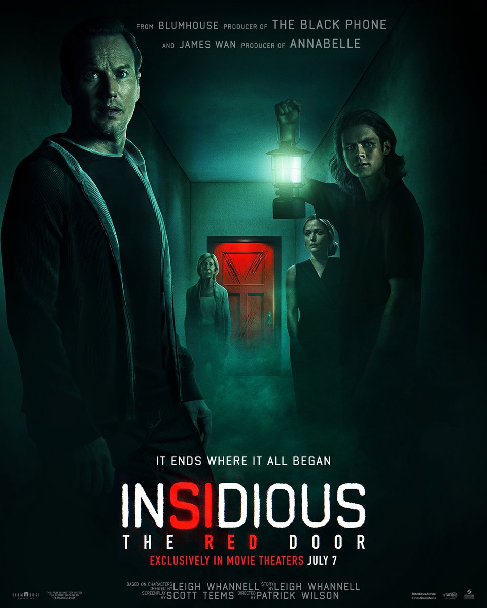 The Lambert family returns in Insidious: The Red Door. Experience the terrifying conclusion exclusively in theaters July 7. #InsidiousMovie