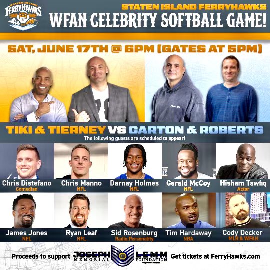BrandonTierney's tweet photo. Great night, amazing cause! Hope to see you there on June 17! @FerryHawks https://t.co/CVFY4GXENc