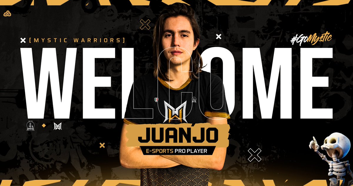 Le damos la bienvenida a <a href="/JuanJos58864367/">JuanjoFdeZzz</a>  como jugador a nuestro equipo.

El es el señor de los cielos con sus ataques de dragones y bebe infernales 

Bienvenido a la familia de Mystic Warriors!

#GoMysticWarrios