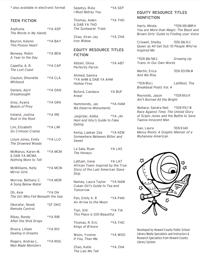 OMHS Media Center (@omhsmedia) on Twitter photo The <a href="/HoCo_Library/">HowardCountyLibrary</a> Summer Reading Adventures have begun! Swing by the Media Center to pick up a copy of the summer reading list, and join the adventure on the HCL website:
hclibrary.org/summer/ The <a href="/HoCo_Library/">HowardCountyLibrary</a> Summer Reading Adventures have begun! Swing by the Media Center to pick up a copy of the summer reading list, and join the adventure on the HCL website:
hclibrary.org/summer/