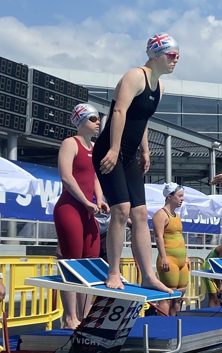 DSSGB1's tweet photo. At the @SPORTVirtus #GlobalGames2023 in #Vichy
#easportingchamp Kathryn Martin focussing on her take-over as part of the silver medal winning ii2 4x50m freestyle π¬π§ relay team
#swimming #downsyndromeswimming #ii2 #silvermedal https://t.co/2pE5ZsPVkF