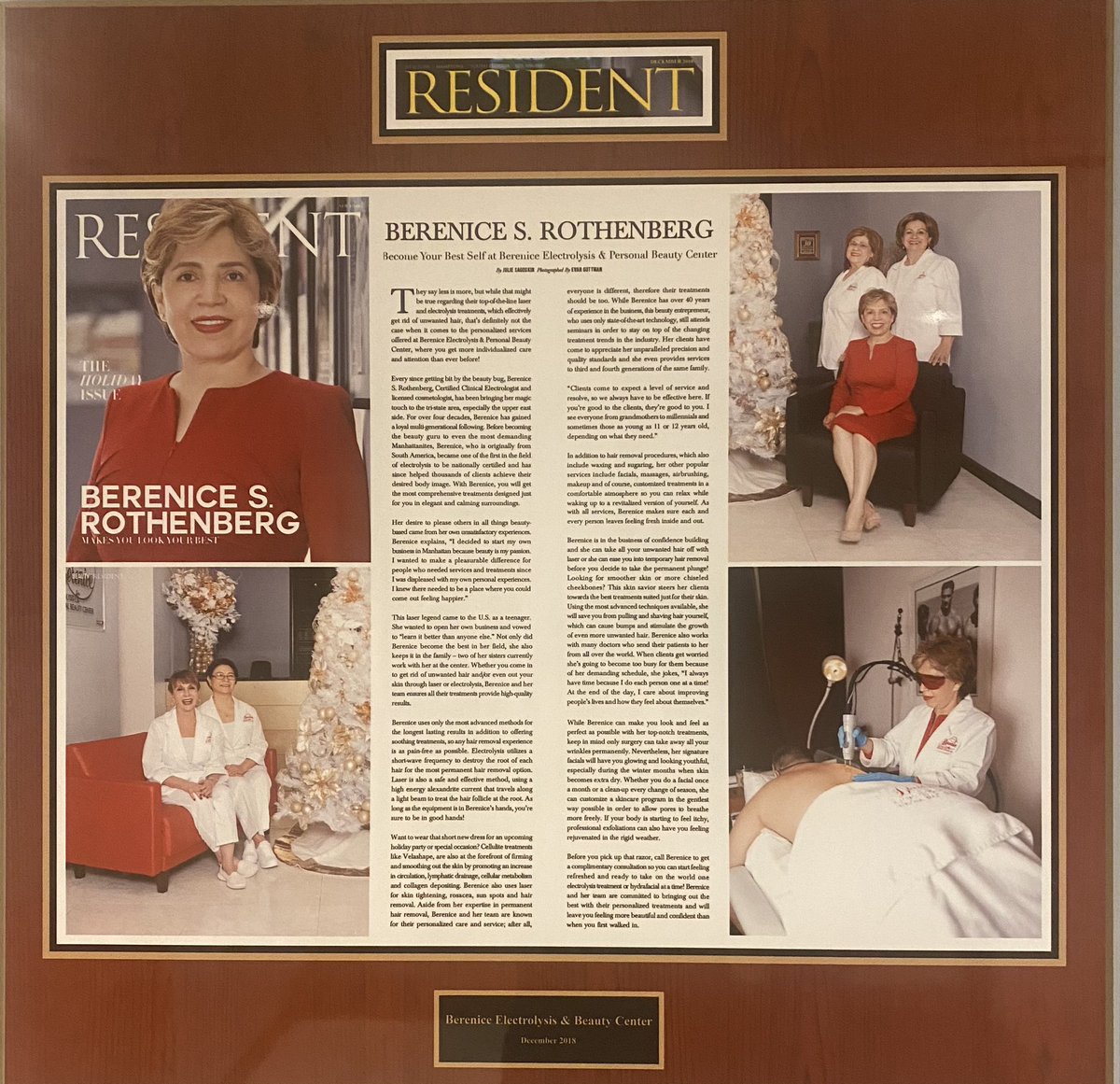 Sharing an interview with @ResidentDigital and our beautiful leader Berenice. 
#beauty #leader #laser