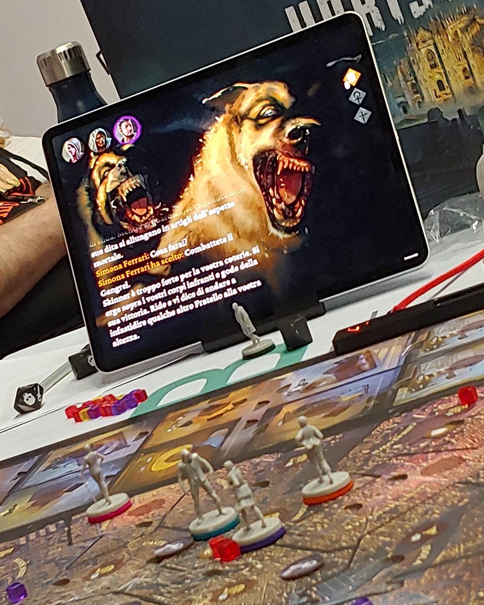 TeburuGames's tweet photo. The Anarchs of Milan successfully extended their influence to @PLAYModena!
We want to thank everyone who was able to participate in our first public playtest for the great feedback!
#teburu #vampirethemasquerade #tabletopgaming #boardgames #playmodena #worldofdarkness https://t.co/kYkZFa0zY9
