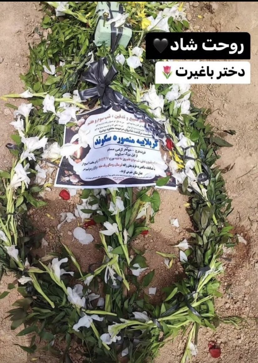 مصاحبه ی عمو و پدرشو دیدم و اصلا تعجب نکردم، اطلاع داشتم که پشتشو خالی کردن، یکی از اقوامش دیشب گفت عموی منصوره گفته خیلی وقته هممونو بلاک کرده ، حقیقتا بعد اون مصاحبه گفتم خوش به سعادتت دختر که با افتخار رفتی، اینارو شناختی و بین این پفیوزا نموندی.
#منصوره_سگوند