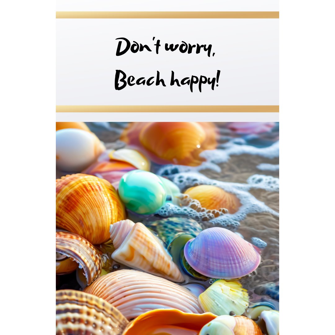 #Summermemories Sea Shells on the Sea Shore #Vacay2023 #Memories #BeachLove
Relish the beauty of the beach & preserve cherished memories with our stunning wall poster featuring vibrant seashells found in the foaming surf. Transport yourself back to sunny shores & Happy Memories