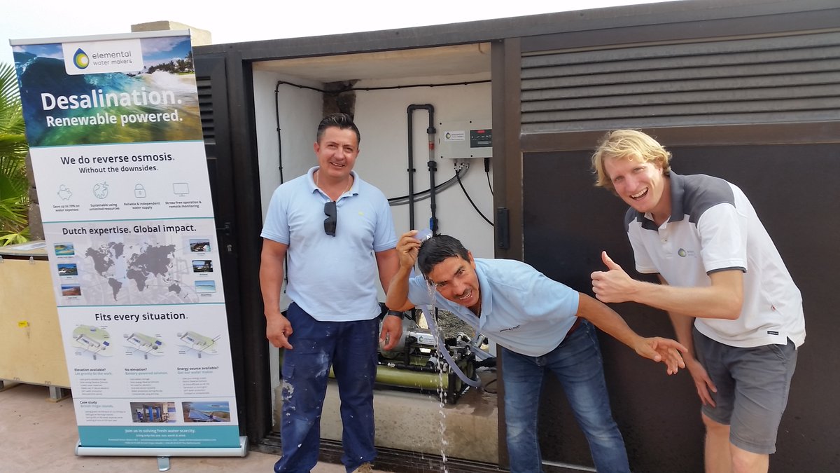 Elemental_Water's tweet photo. With droughts lurking globally, it's the time of the year that desalination becomes a hot topic. We have a different approach, using 70% less energy, avoiding chemicals &amp; ensuring stress-free operation. 

For real? Yes, we do it in over 25 countries:
https://t.co/PbKLLNPLCL https://t.co/N7gh79Lpis