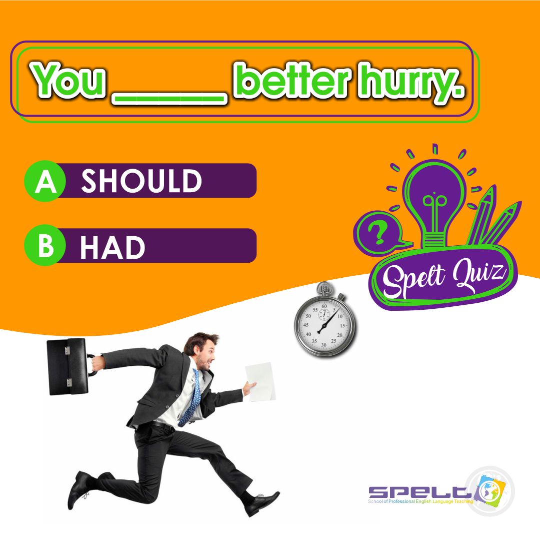 speltidiomas's tweet image. SHOULD o HAD?
#clasesdeinglesonline #cursosdeingles #aprendeidiomas #learnenglish #speltidiomas #idiomas #escueladeingles #inglesenlinea #clasesindividuales #learnalanguage