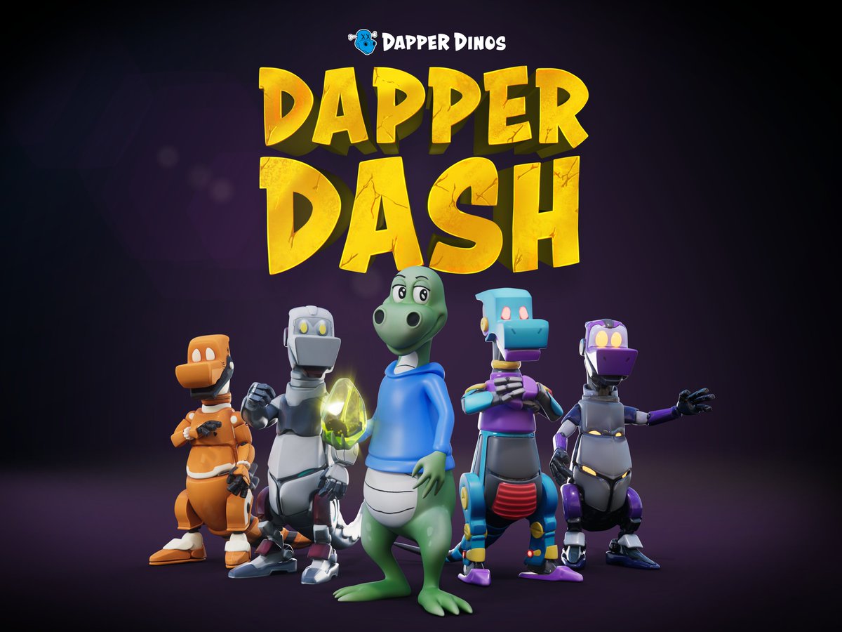 Choose Your Champion! 

Download #DapperDash today and play as Charli the Dapper Dino, or a Mech Rider from one of our four partner communities. 

iOS🍎
bit.ly/3WQU5iQ

Google Play 🤖
bit.ly/45MHVvk

<a href="/alienfrens/">alien frens</a> <a href="/inBetweenersNFT/">inBetweeners 🧸</a> <a href="/EliteApesHK/">ELITE APES HK</a> <a href="/CyberKongz/">CyberKongz</a>