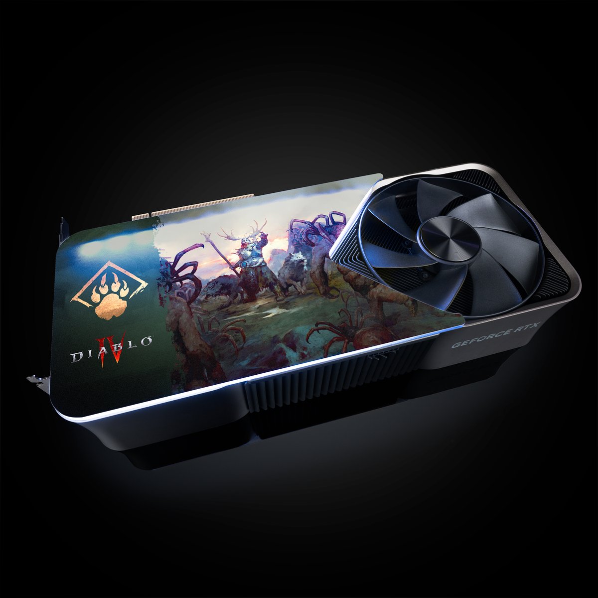 NVIDIAGeForceNL's tweet image. Om de lancering van #DiabloIV met DLSS 3 te vieren, geven we een NVIDIA GeForce RTX 4080 weg met een custom Diablo achterplaat.

Meedoen is eenvoudig:
😈 Like deze post
😈 Comment met #DiabloRTX