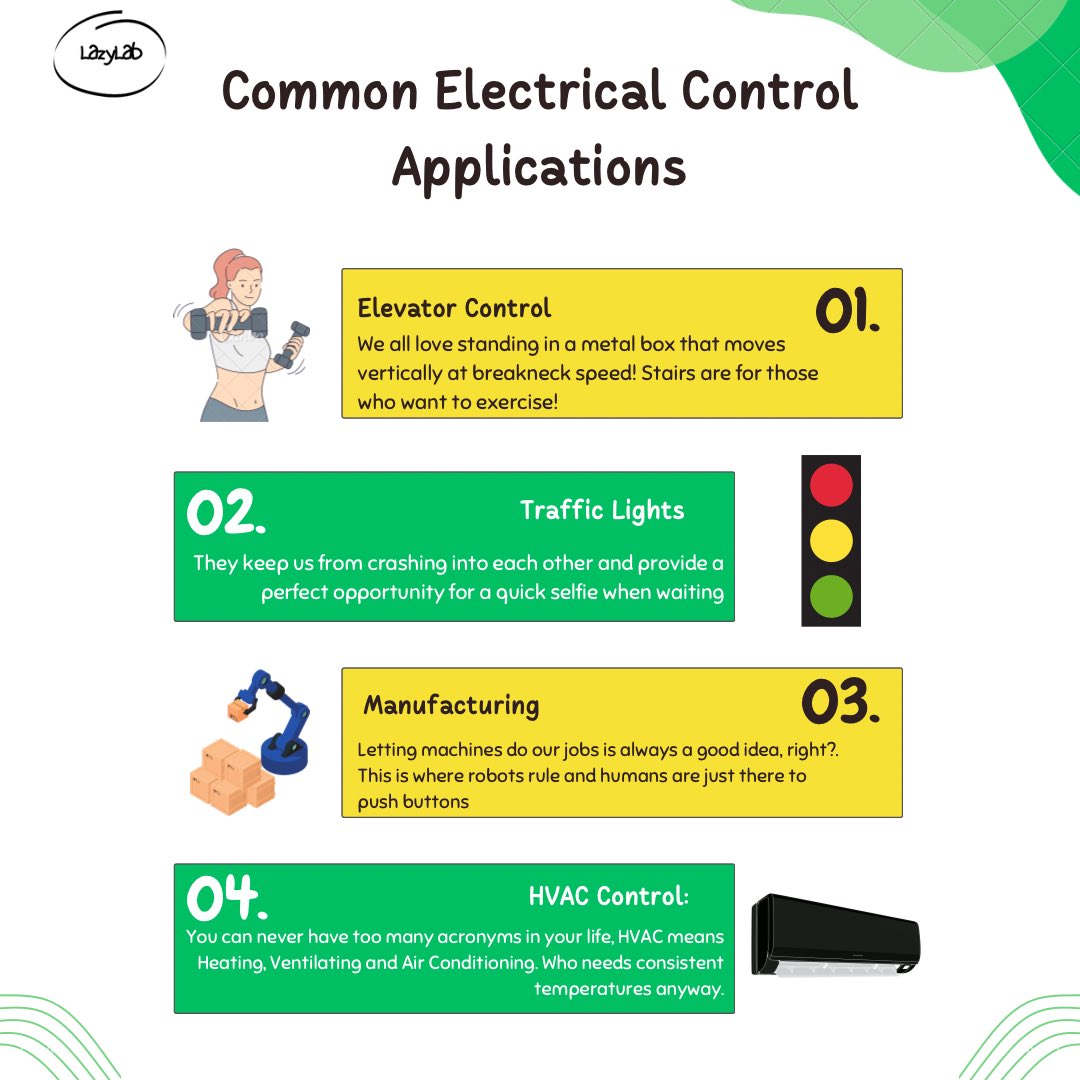 lazylablearning's tweet image. We use Electrical Control everyday in our life and we just might not know

They even provide us an Avenue to take selfies😂😂

#electricalcontrol  #industrialautomation #engineering #lazylab #education