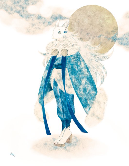 「fluffy white fur」 illustration images(Latest)