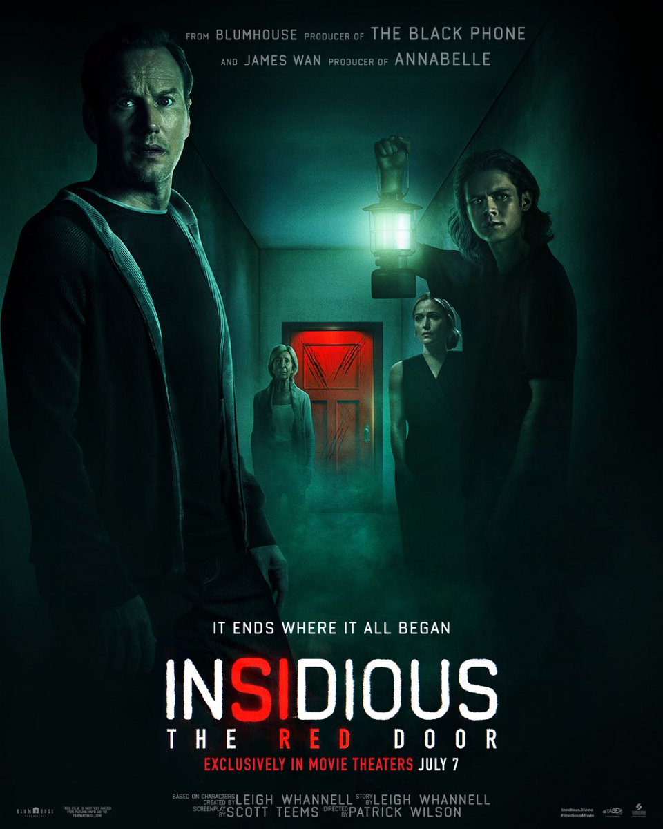 Official poster for INSIDIOUS: THE RED DOOR.

In theaters July 7. 

#InsidiousMovie