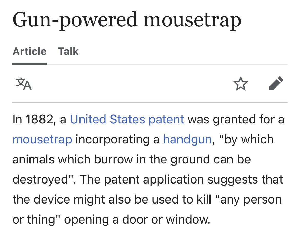 Gun-powered mousetrap - Wikipedia