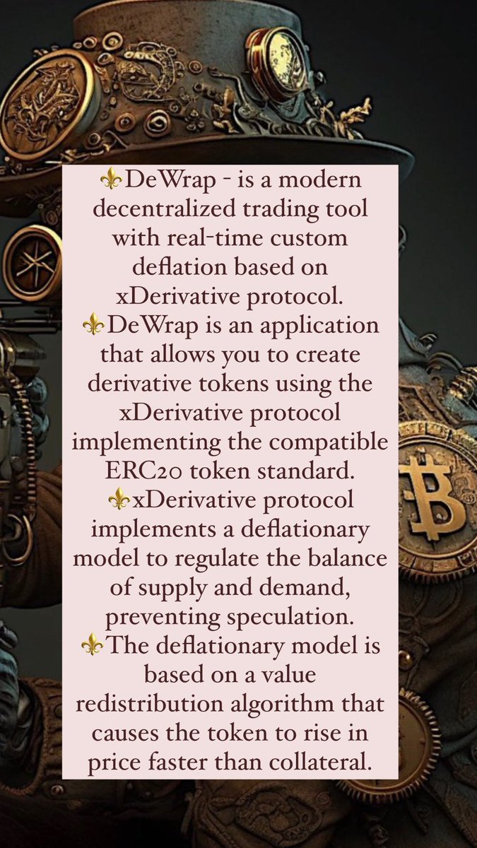 makys_zakharov's tweet photo. ⚜️Today I would like to open the curtain on the @DeWrap2023 project, on which our team has been working hard for more than six months.
⚜️We tested different models, checked hypotheses, carried out
AMA sessions with blockchain and cryptocurrency experts. https://t.co/qENwZ78vpX