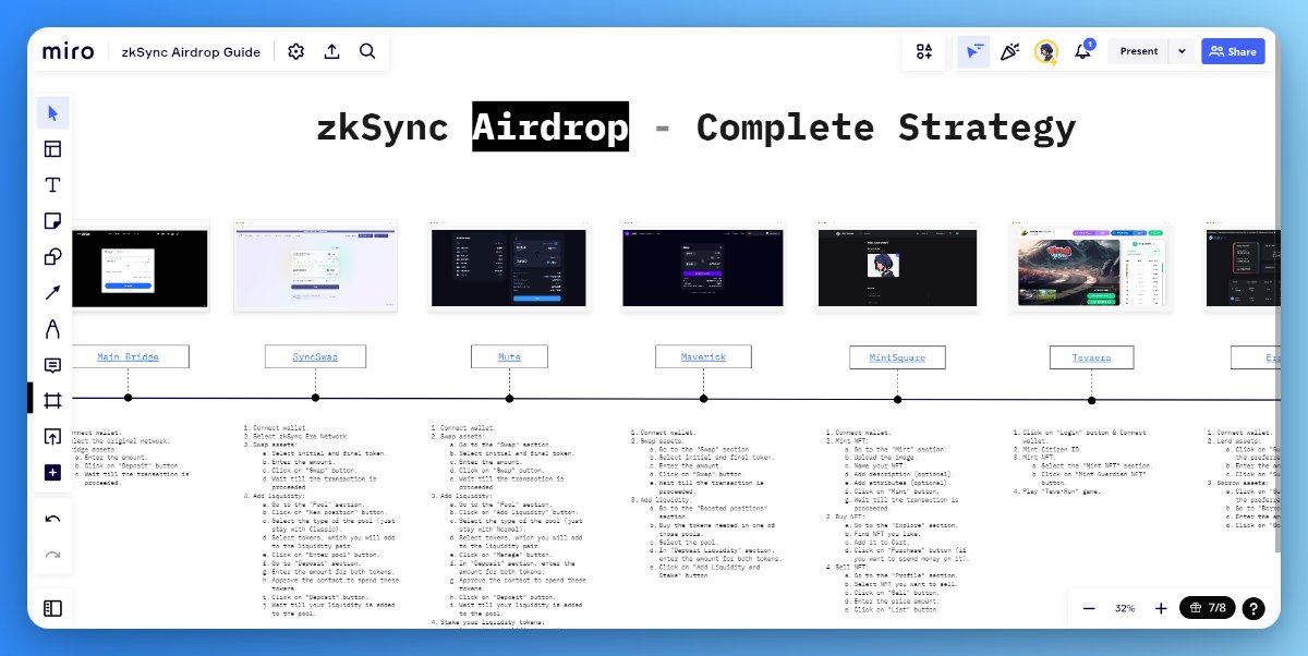 zkSync is going to be the biggest #airdrop in history. You don't want to miss it.

I've prepared a FREE &amp; INTERACTIVE DASHBOARD for you with all the instructions for receiving the airdrop.

Follow the link below 🔽