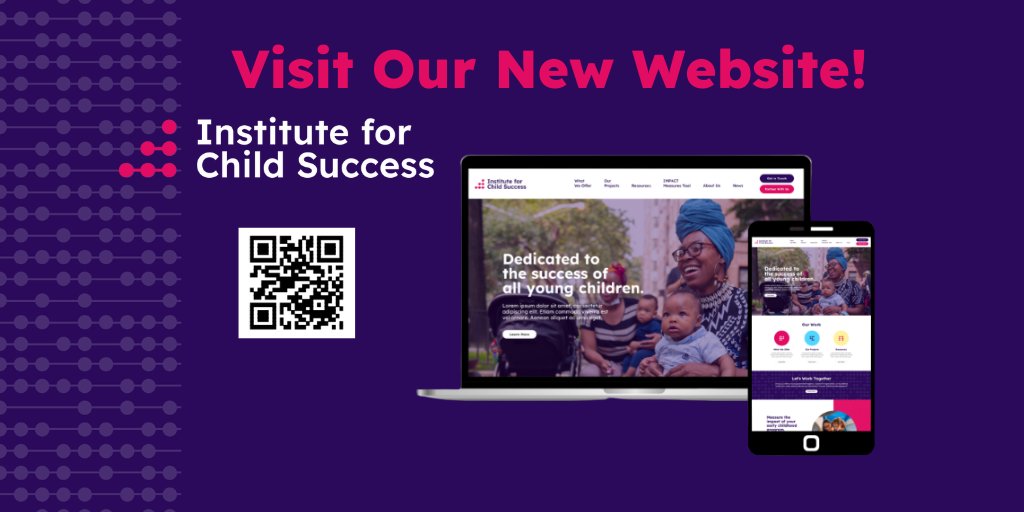 Visit instituteforchildsuccess.org to learn more about the many supports & resources we offer the #earlychildhood field–explore our work in #policyresearch & #advocacy, measurement & evaluation, strategic #financialplanning, professional empowerment & learning, and systems change.