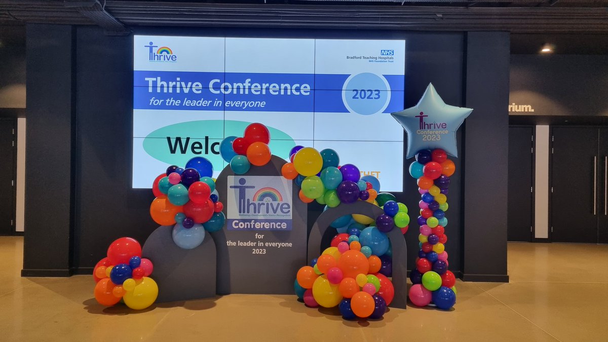 Representing @Bthftlgbt at the Thrive conference 2023 today #ThriveBTHFT for the leader in everyone @Abbie_Zia_Wild