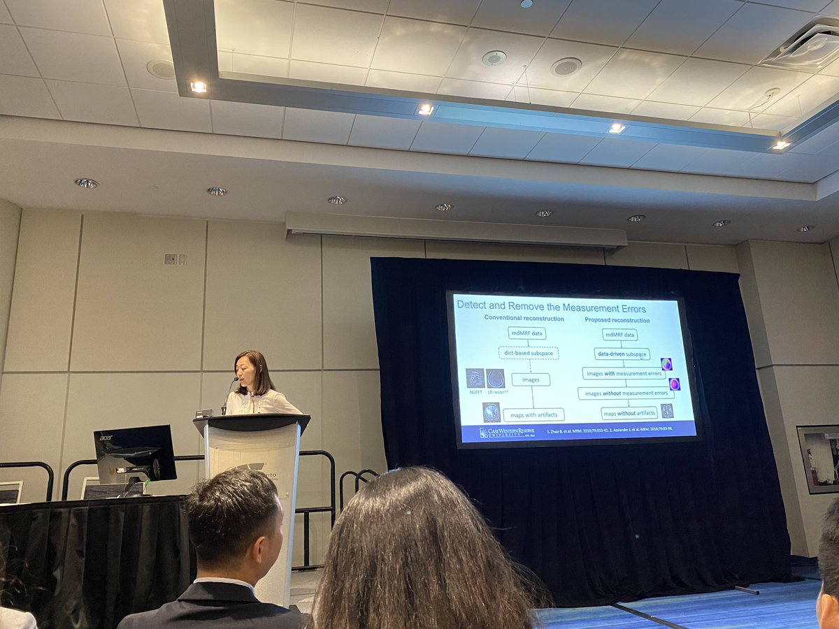 Excellent talk by <a href="/MRI_Dan/">Dan Ma</a> on MRF with diffusion imaging <a href="/ISMRM/">ISMRM</a> #ISMRM2023