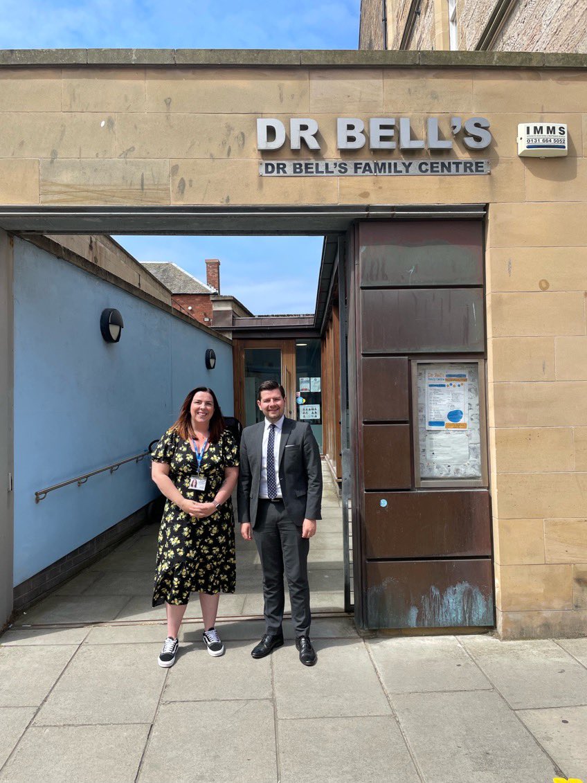 Our CEO Danielle welcomed Cllr James Dalgleish to our centre this afternoon. James was given a tour of the centre and Danielle shared information on all our services, the increase of need for our services and how the council can support us going forward 🧡💙