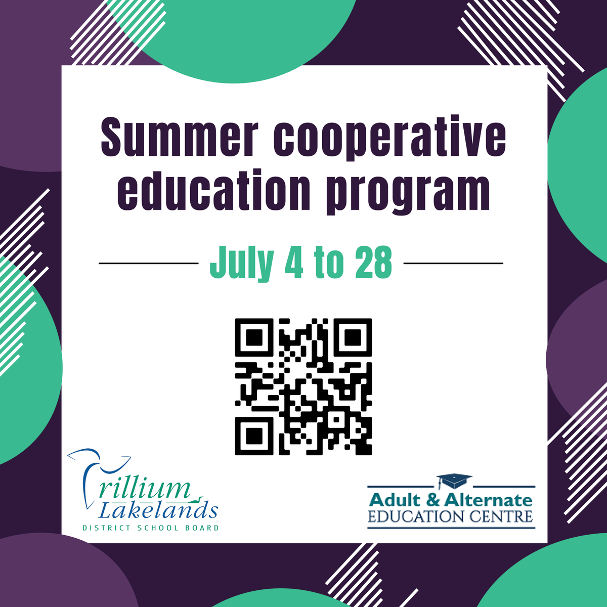 TLDSB's tweet photo. TLDSB students who have a summer job can earn a cooperative education credit at the same time through the month of July! Deadline to register is June 16. Learn more: https://t.co/XkMnVwAi8O https://t.co/vn0JxTxhkL