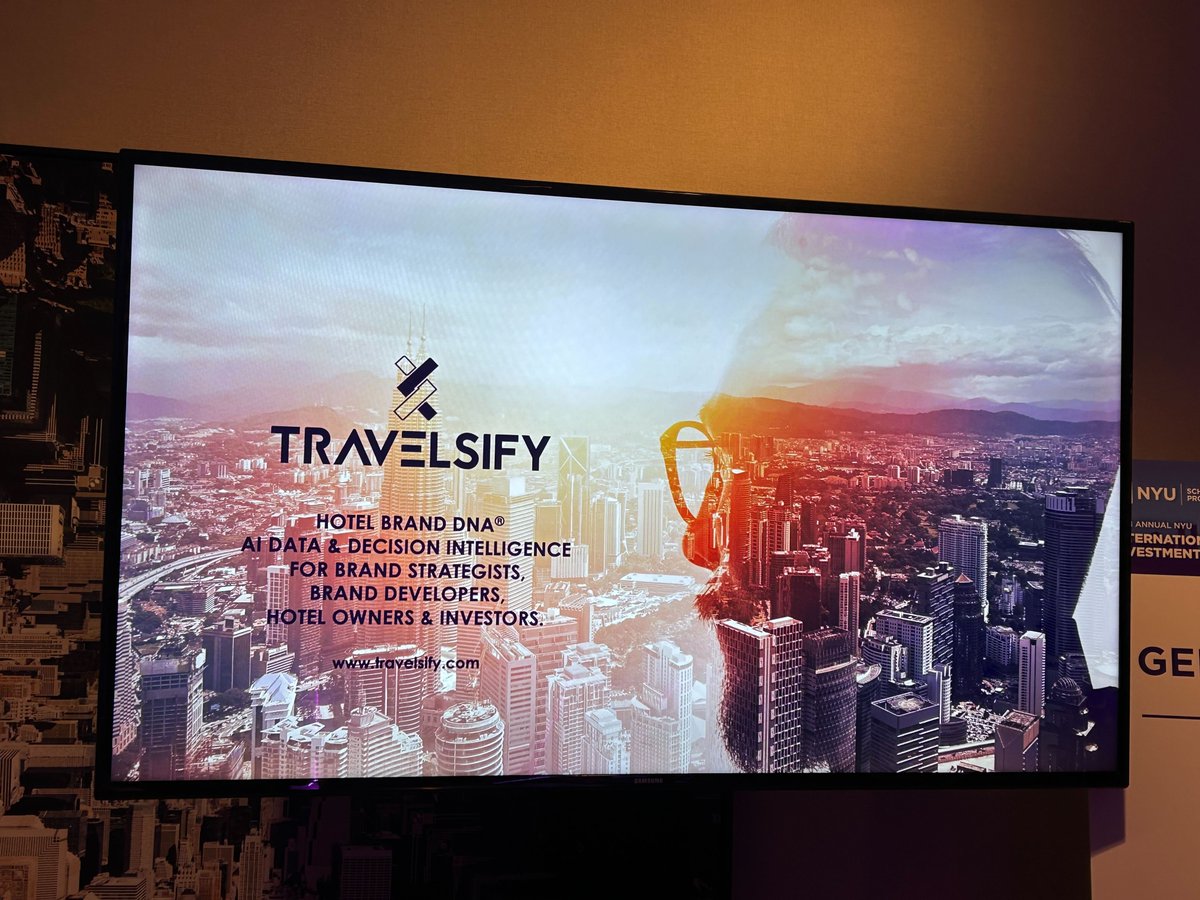 Bruno Chauvat, CEO of <a href="/travelsify/">Travelsify</a> is sharing today what is top of mind in hospitality, brands, and explainable AI at the 45th NUY International Hospitality Industry Investment Conference in NYC. #NYUHospitality #NYUIHIIC #HotelBrandDNA