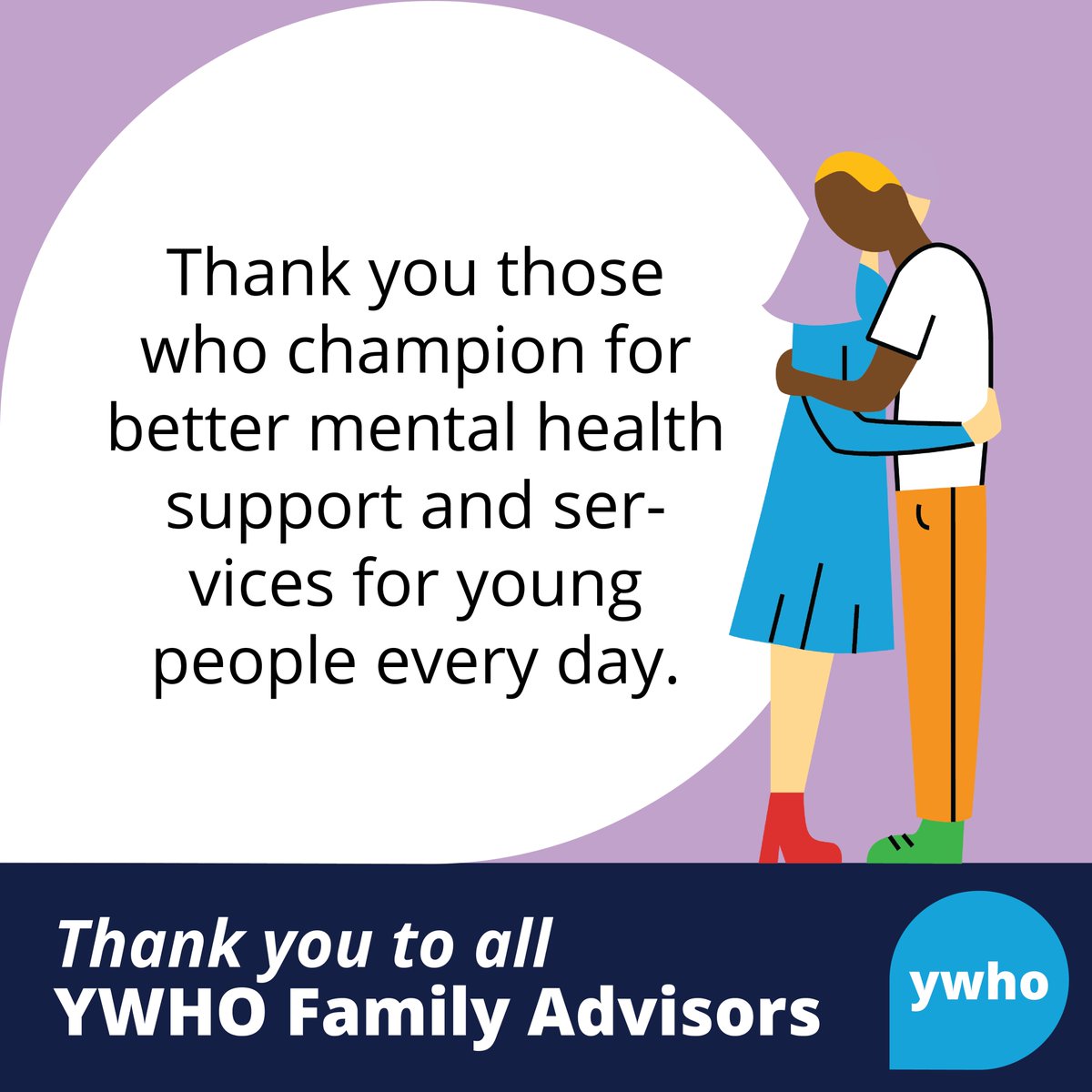 DYK: June 1st was #GlobalDayOfParents. We recognize the importance of families and support individuals in the success of youth's individual journeys with mental health and other challenges. YWHO also relies on input from families and caregivers to better meet youth needs. (1/2)
