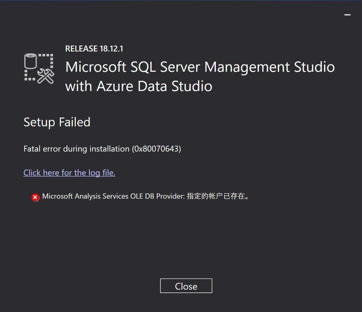 prowyh's tweet image. #Technology
2. 微软的SQL Server数据库系统一直非常易用好用健壮如牛,几乎没出过什么问题,但 #SQLServer2019 打破了这个“神话”,这是个烂版本!Fuck Microsoft!