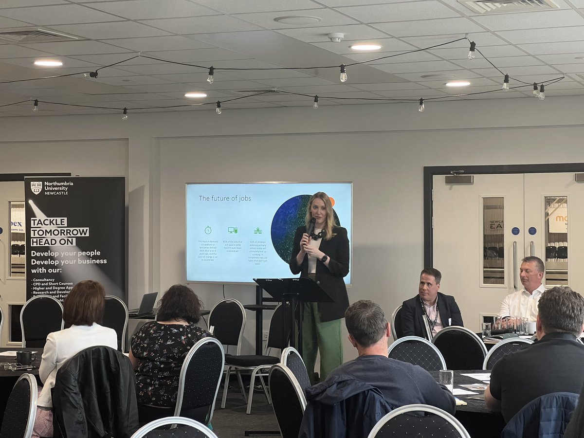 A fantastic morning of networking and hearing from some amazing speakers at our Grow Your Own event with <a href="/NorthumbriaUni/">Northumbria Uni</a> &amp; <a href="/NewcastleEagle/">Newcastle Eagles</a>. It was great to see so many of you there to hear more about attracting, developing and retaining a talented team. 

#NEEChamberevents