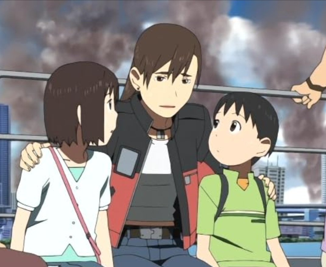 TallyMichelle4's tweet photo. #AnimeMovies #AnimeSeries 
#ColorfullJapan #FilmTwitter

#TokyoMagnitude 8.0 (2009) 

#Miniseries 
Dir. by #MasakiTachibana
Studio #Bones #KinemaCitrus

2 young siblings,and single mother who the two meet in the aftermath of a major earthquake trying to find their way back home. https://t.co/nG970Hs0Ar