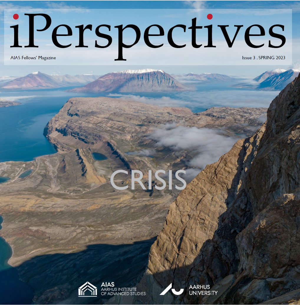 📢It's OUT -a new issue of the iPerspectives magazine on the topic of #Crisis. From #climate crisis, to the crisis betw #Ukraine️ &amp; Russia, to the data #reproducibility crisis, the magazine offers insights from multiple disciplines by 14 research fellows aias.au.dk/research/ipers…