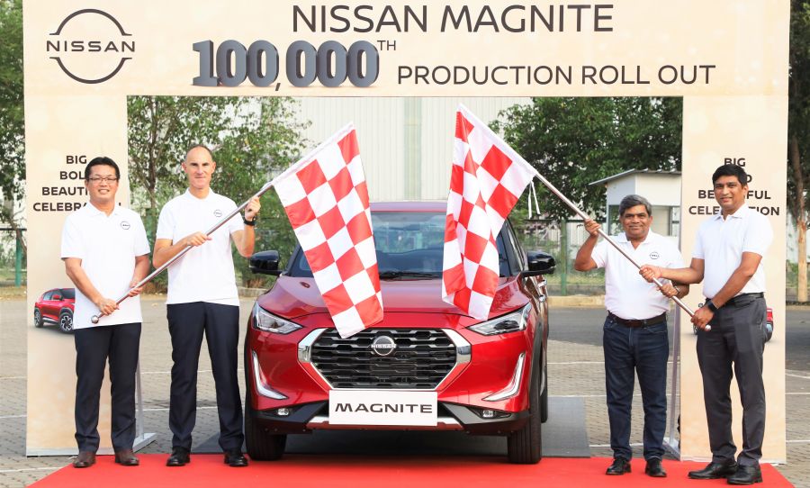 equitybulls's tweet photo. Nissan Magnite achieves 100,000 production milestone
#NissanMotorIndia #Magnite #ProductionMilestone #Chennai #100K
https://t.co/nFd2I6fzMg https://t.co/Jb1vGzAlHn