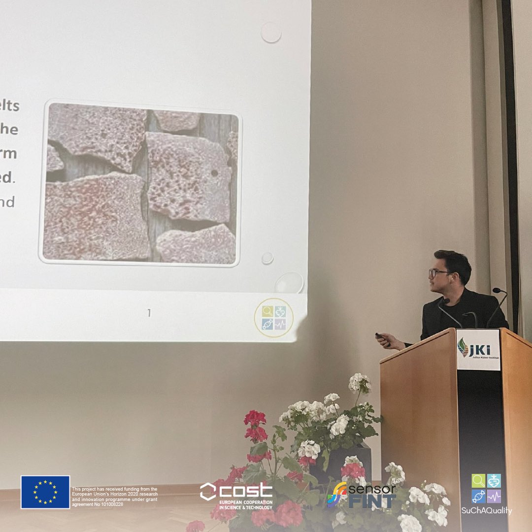 SuChAQuality's tweet photo. Exciting times at the joint annual workshop of GDCh and COST action sensorFINT! Our ESRs are actively participating and presenting their ground-breaking research at The Annual Workshop of the work group Chemometrics & Quality Assurance.
🧪✨ #GDChWorkshop #SensorFINT #HSI #NIR https://t.co/bmAq5sAmqP